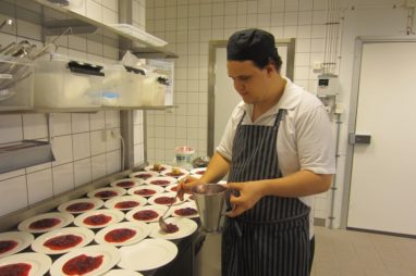 Krister, vår nye kocklärling